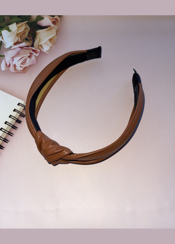 Жіночий обруч - чалма обідок з еко-шкіри для волосся Oxa Hand Made (330619091)