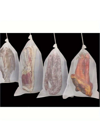 Пакети мішки для в'ялення та сушіння м'яса, риби та ковбас (набір 10 шт.) Kitchen Master (338656753)