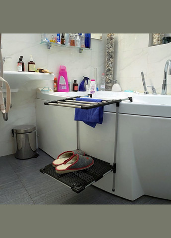 Регульована 2-поверхова металева сушарка для взуття та дрібних речей на батарею опалення Trol-2 Metaplant (300854236)