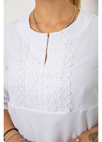 Белая блуза однотонная, 230r71-1 Ager