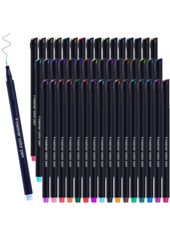 Набір кольорових лінерів 48 кольорів професійний набір для скетчів Worison (322650366)