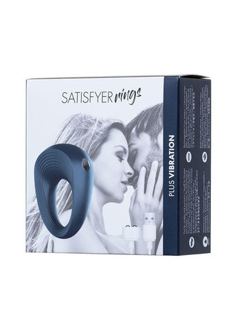 Эрекционное виброкольцо Power Ring, классическая форма, перезаряжаемое, мощное Satisfyer (303906139)