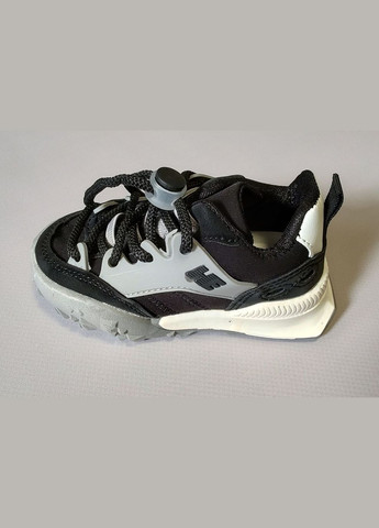 Черные всесезонные кроссовки детские he серо-черные No Brand