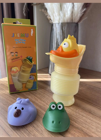 Складной детский писсуар дорожный туалет 450 мл, 3 насадки, No Brand (343036904)