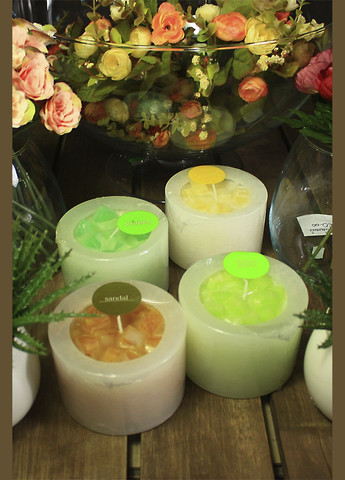 Арома свеча "Экзотик" цвет разноцветный CB-00270289 CandyLight (319084625)