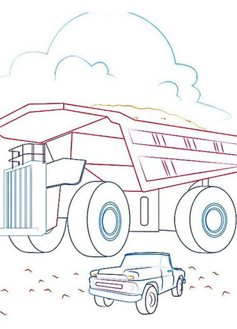 Розмальовка вантажівка Пегас (316081448)