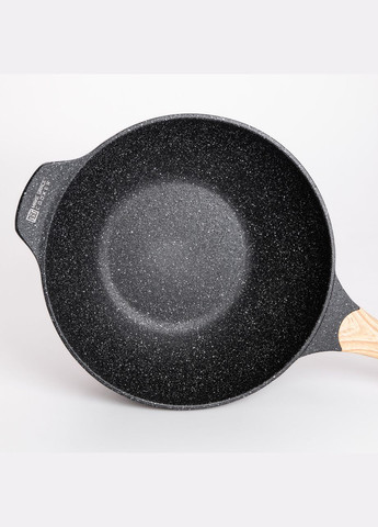 Алюмінієва сковорода 5,8 л, мармурове антипригарне покриття, Ø 32 см, з лопаткою для приготування HP-4-449 MGC (306849136)