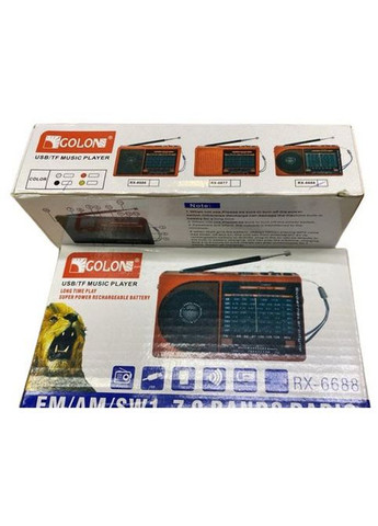 Радіоприймач RX-6688 переносне портативне радіо Golon (297331005)