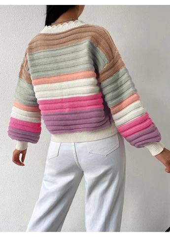 Разноцветный демисезонный кардиган SHEIN