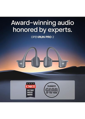 Навушники OpenRun Pro 2 відкритого типу, спортивні навушники- чорні Shokz (351505715)