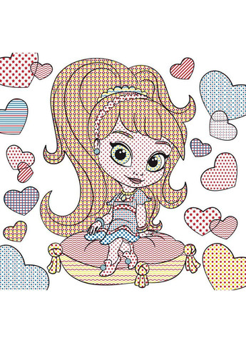 Водні забарвлення "Східні принцеси" (укр) (F00025282) Crystal Book (362419922)