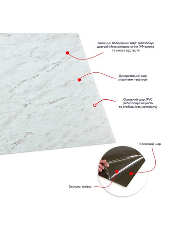 Самоклеющаяся LVT плитка 457*457*1.5mm (D) SW-00002460 Sticker Wall (325880238)