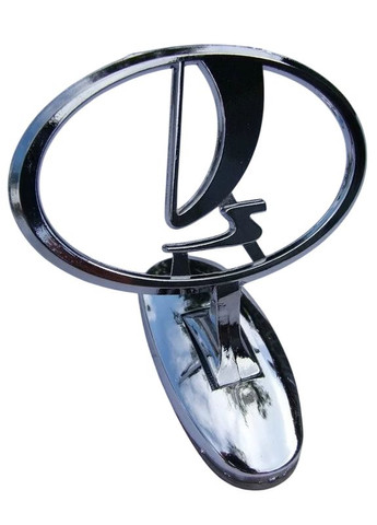 Емблема приціл на капот ВАЗ Хром на скотчі (сплав) LADA (369610039)