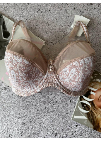 Пудровий бюстгальтер великого розміру пудровий Lanny Mode