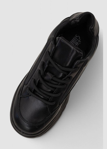 Кросівки жіночі, колір бежевий, 248R195 Stilli чорні всесезони (323168419)