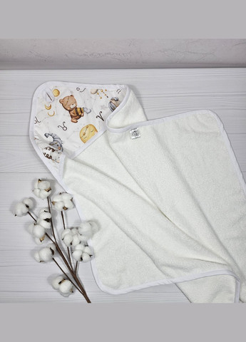 Рушник куточок a.l.babybox Зодіак 80х80 Білий No Brand білий