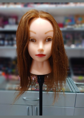 Голова-манекен з натуральним волоссям GLV-KKK, довжина 40-50см No Brand (279610903)