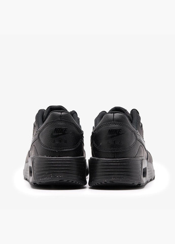 Черные демисезонные кроссовки мужские air max sc lea black dh9636-001 Nike