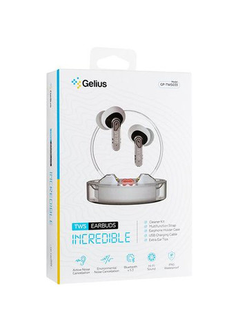 Беспроводные наушники TWS GPTWS033 Clear Wiew Light (00000099374) Gelius (306528289)