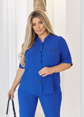 Костюм свободного кроя, американский креп брюки и рубашка. No Brand (335003849)