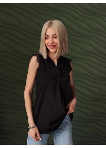 Чёрная блуза Fashion Girl