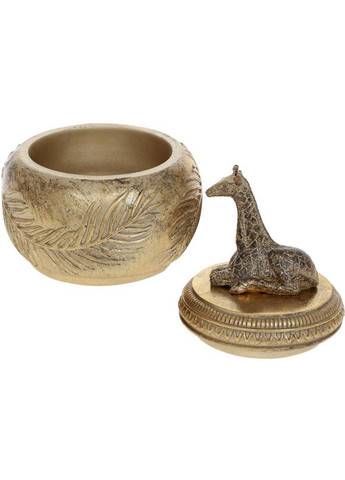 Скринька для прикрас Bethany золото полістоун для зберігання аксесуарів скринька для біжутерії Bona (368981032)