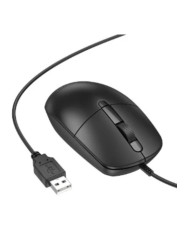 Мышь BG17 Morning business wired mouse Black Borofone (341088925)