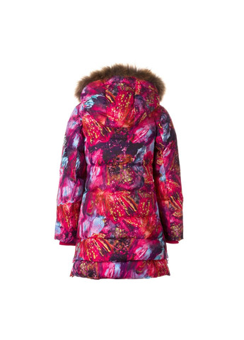 Фуксинове (колору Фукія) зимнє Пальто-пуховик PARISH Huppa