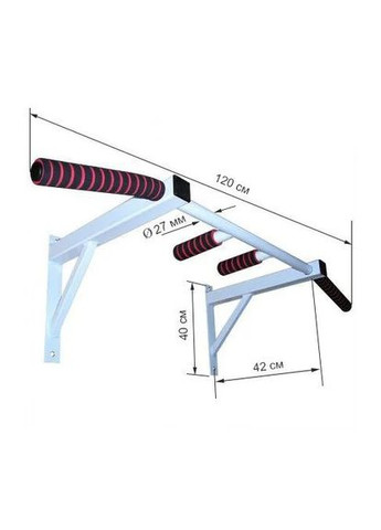 Турнік настінний Wide Pro 2 білий NE-TR-17W Newt (330640848)