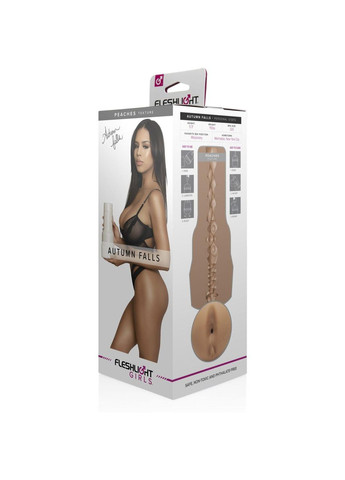 Мастурбатор Fleshlight Girls: Autumn Falls - Peaches, зі зліпка ануса, дуже ніжний No Brand (366877468)