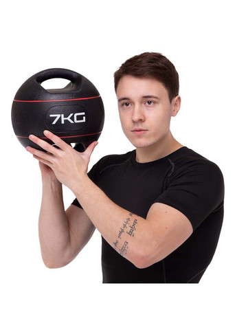 М'яч медичний медбол із двома ручками TA-7827 7 кг Zelart (290109203)