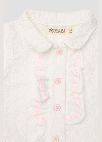 Белая блузка Yuki летняя