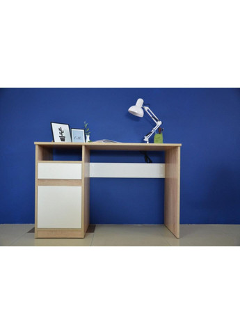 JUSK A (кульк.) стіл письмовий 1200*786 дуб сонома/мигдаль Intarsio (365461409)