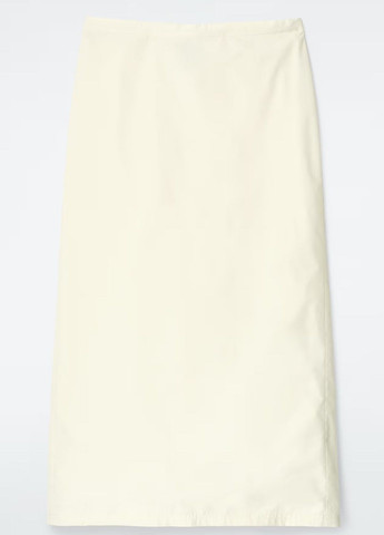 Светло-желтая кэжуал однотонная юбка Cos