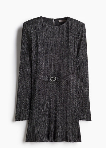 Чорна повсякденний сукня H&M однотонна