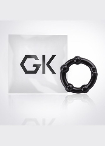 Набір ерекційних кілець з намистинами Get Lock Cock Rings, чорні, 10 шт. Chisa (331169660)