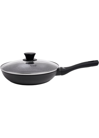 Сковорода з кришкою Smart Chef 28 см Black (25-45-142) Krauff (344464099)
