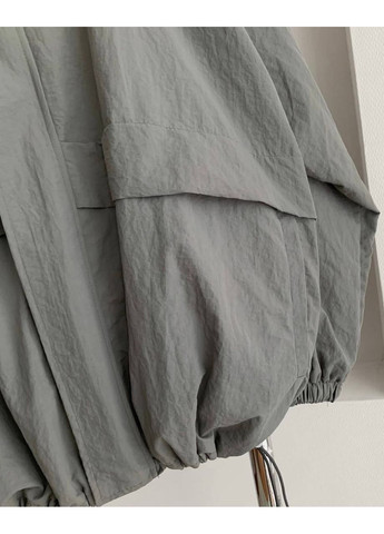 Сіра демісезонна жіноча сіра куртка No Brand