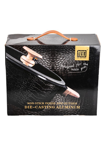 Сковорода універсальна Designed алюмінієва 20 см з антипригарним покриттям, чорний MGC (322771271)