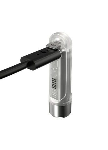 Ліхтар наключний TIKI GITD (Osram P8+UV, 300 люмен, 7 режимів, USB-С), люмінесцентний, IP66, 12 г Nitecore (396730570)