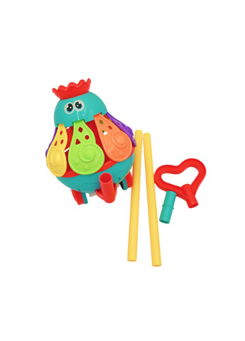 Игрушка-Каталка на палочке с звоночком "Разноцветный осьминог", (A0501) Shantou Yisheng (330145089)