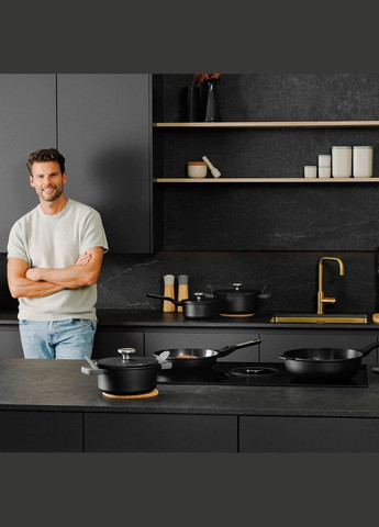 Сковорода без крышки Leo Phantom 28 см 3950571 BergHoff (316515701)