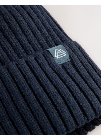 Дитяча демісезонна шапка-біні в'язана для хлопчика NEXT Темно-синя (25101005) Next Baby (364233148)