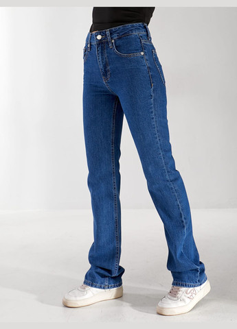 Джинсы Pony Wide leg женские темно-синего цвета 33176 Fashion - (332619732)