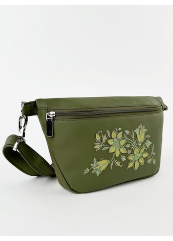 Сумка через плече 250215 оливковий Alba Soboni (354700266)