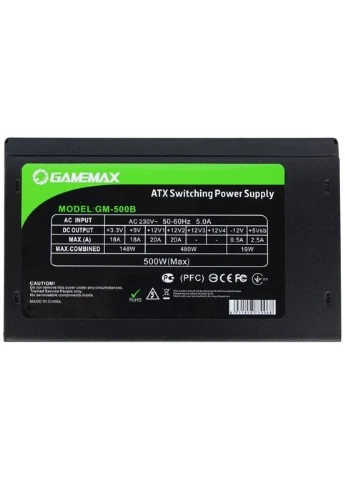 Блок живлення (GM-500B) GameMax 500W (307357813)