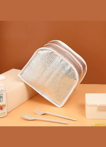 Термосумка — ланч бег для їжі із собою на 5 л 4D Панда, рожева No Brand (294206313)