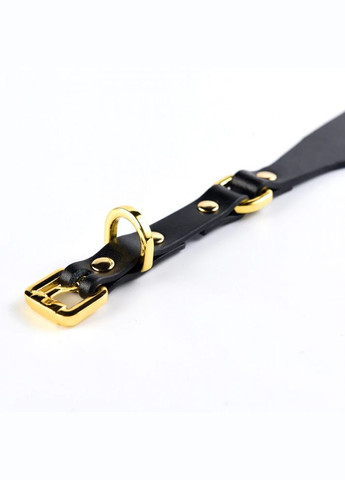 Маска на глаза Blindfold UPKO c итальянской кожи, черная Zalo (303886587)