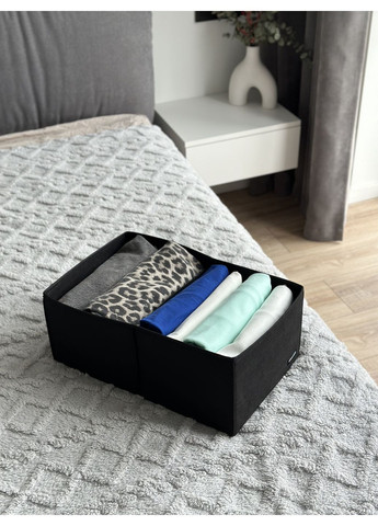 Короб для вертикального зберігання на два відділи (білий) Organize (356473675)