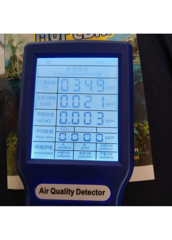 Измеритель качества воздуха профессиональный с LCD дисплеем JSM-131, измеряет СO2, TVOC, HCHO Sensor (292312863)